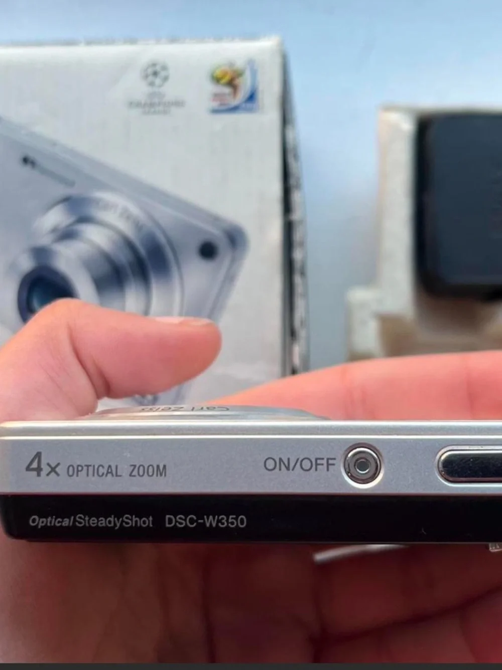 New w Box Sony DSC-W530 Silver Camera w Battery, Case, Charger & Full Kit Tested